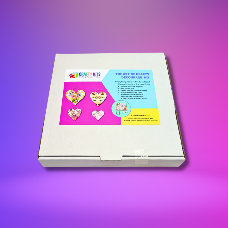 The Art of Hearts Decoupage Kit